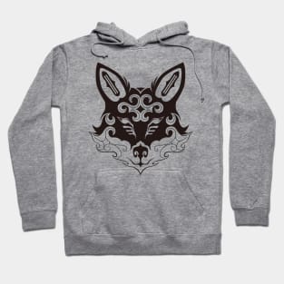 Tribal Fox (Ainu style mix) Hoodie